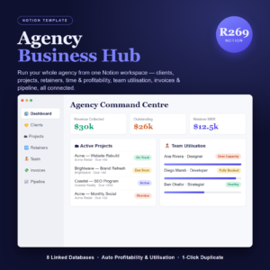 Agency Business Hub Notion Template