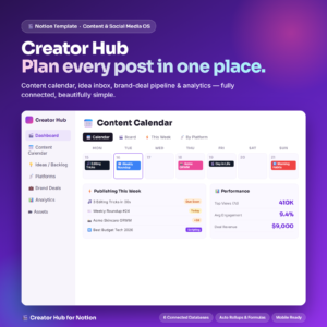 Creator Hub