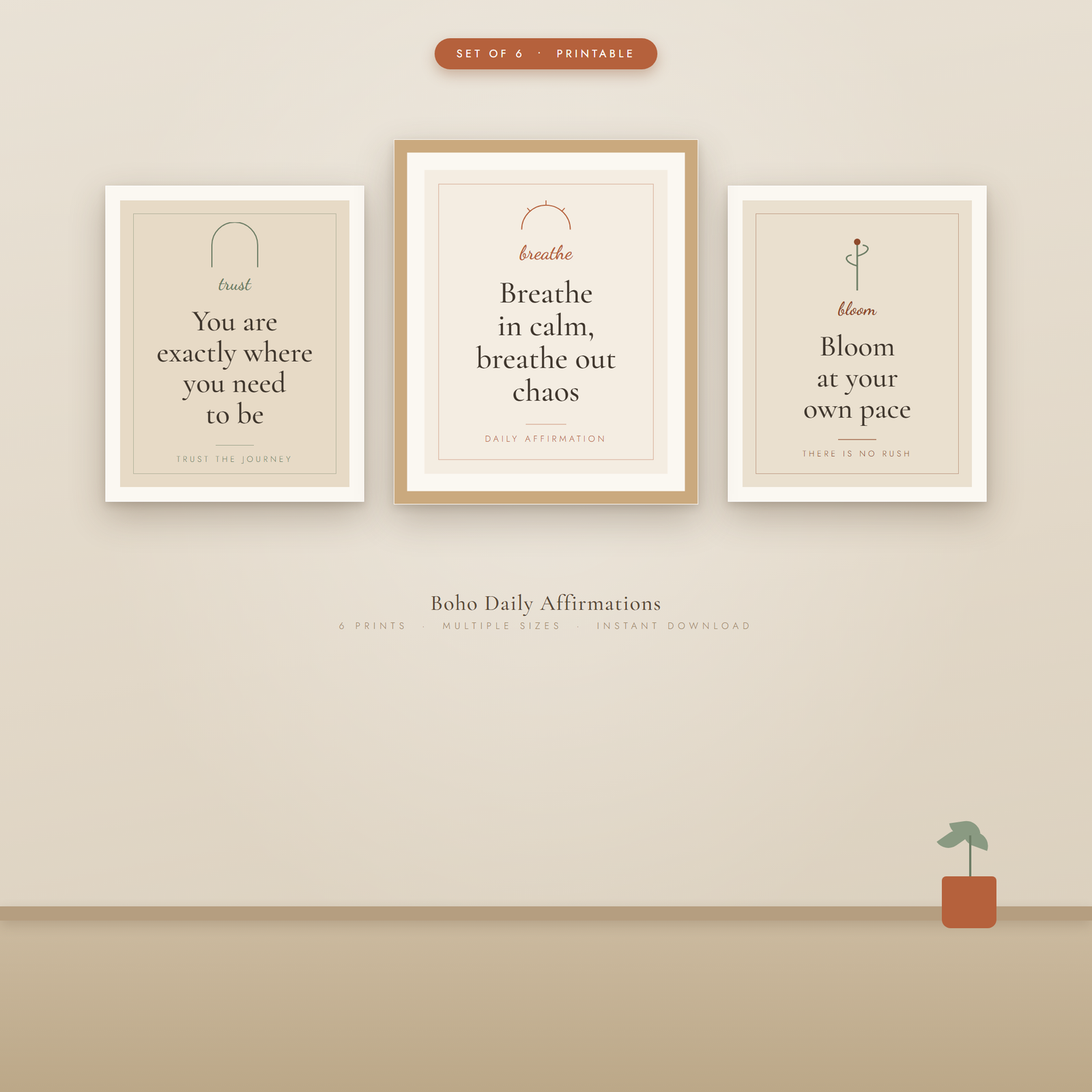Boho Daily Affirmations
