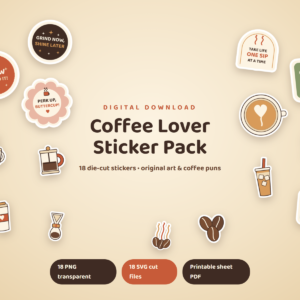 Coffee Lover Sticker Pack