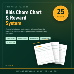 Kids Chore Chart & Reward System