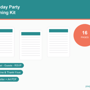 Birthday party planning kit hero