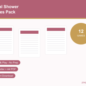 Bridal shower games pack hero