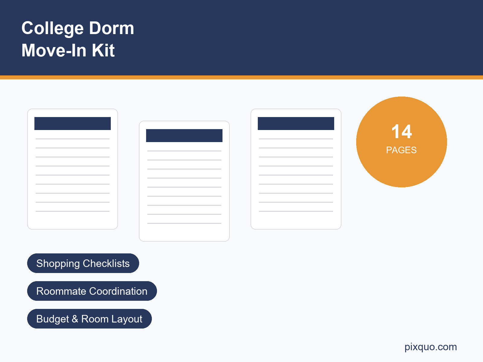 College dorm move in packing checklist hero