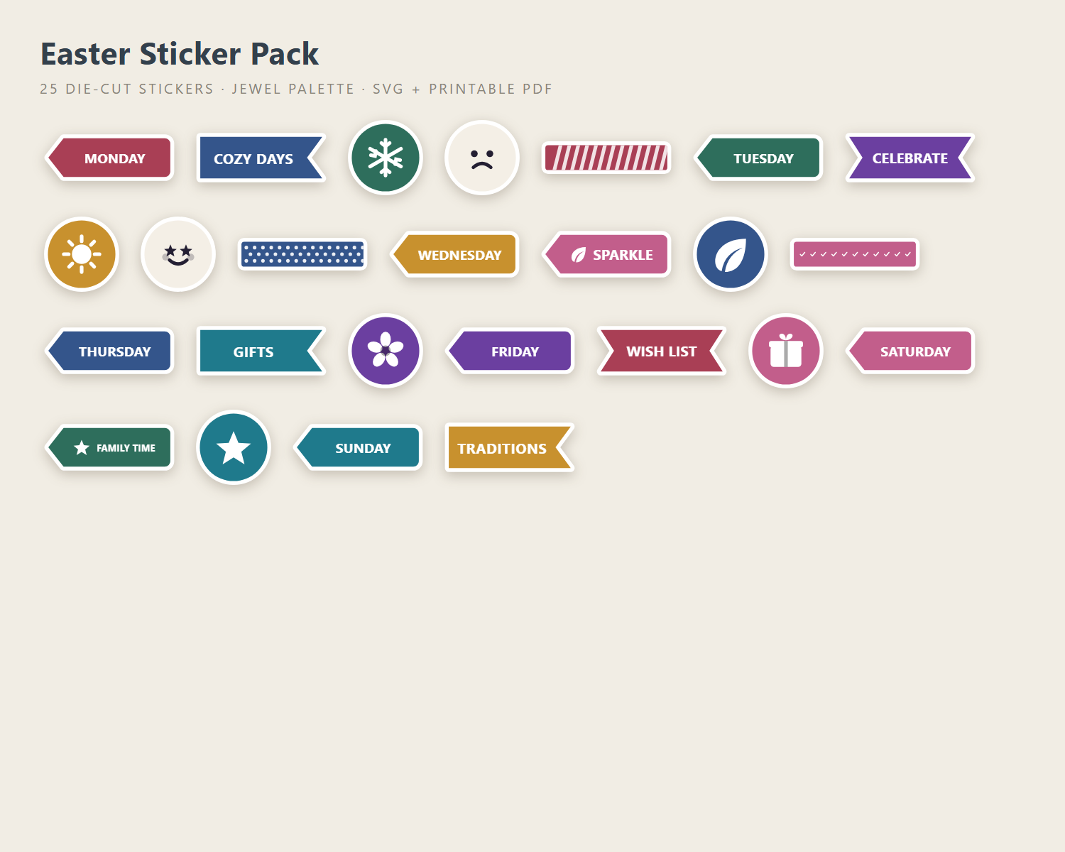 Easter Sticker Pack preview