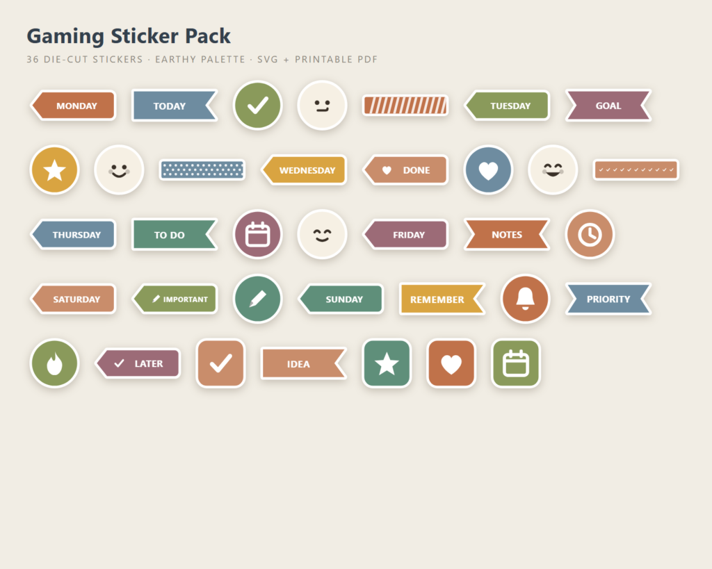 Gaming Sticker Pack preview