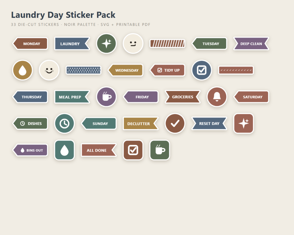Laundry Day Sticker Pack preview