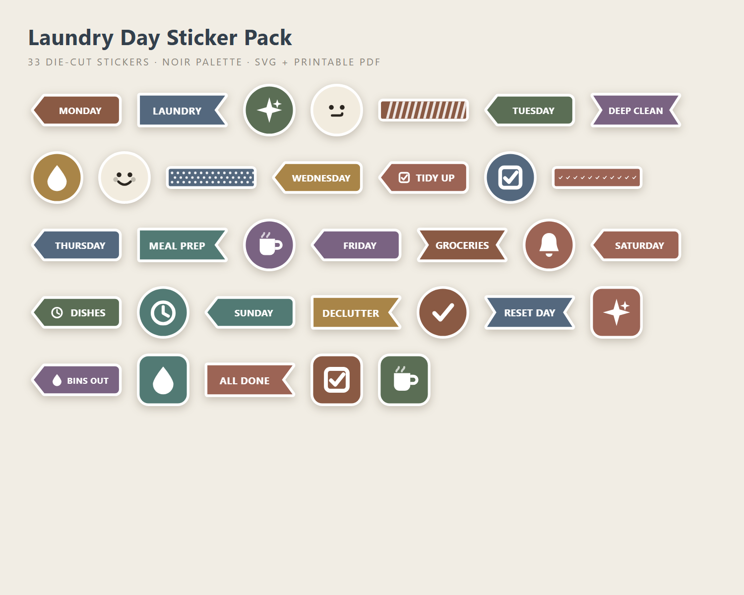 Laundry Day Sticker Pack preview