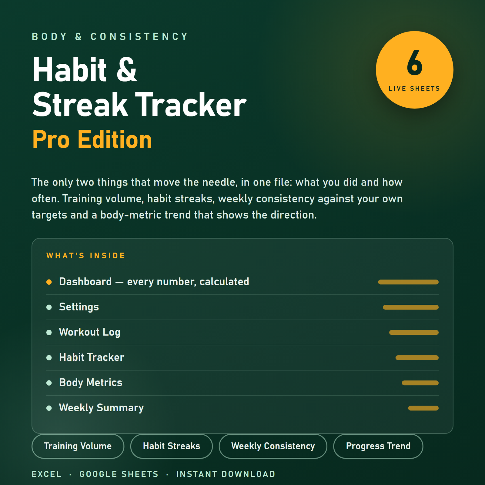 Habit & Streak Tracker preview