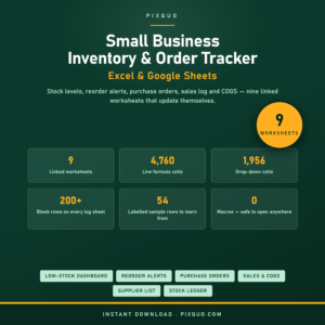 Small Business Inventory & Order Tracker
