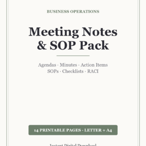 Hero meeting sop