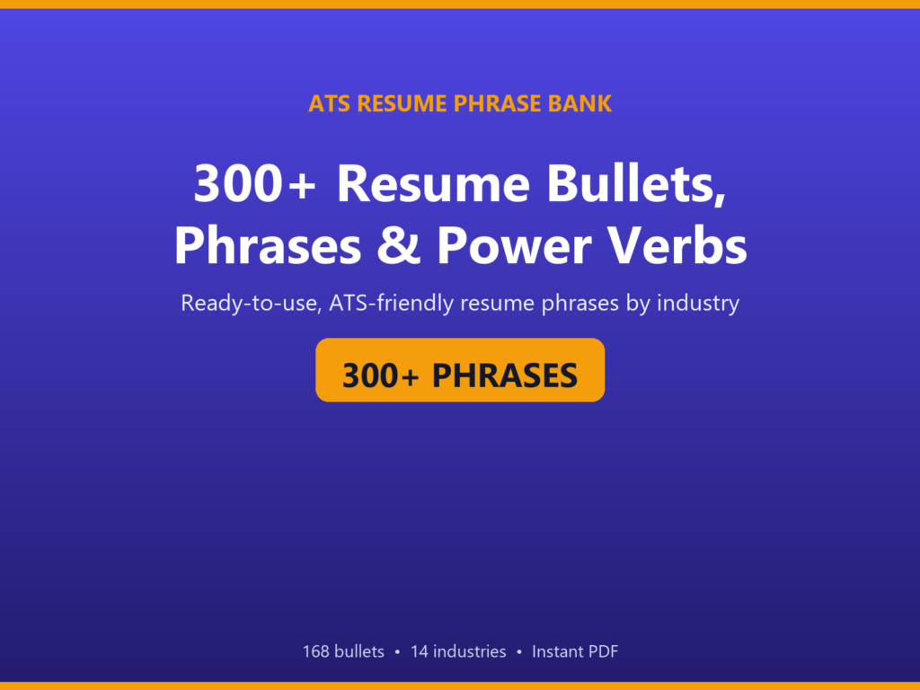 Resume phrase hero